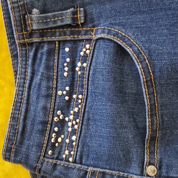 Style & Co Jean skirt sz 10 w/ stretch. - Picture 6 of 6